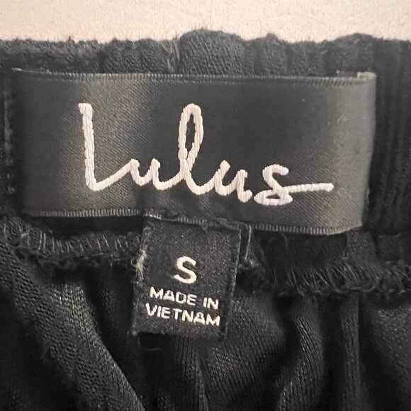 LULUS Women's Backless Black Maxi Dress S - Picture 5 of 7